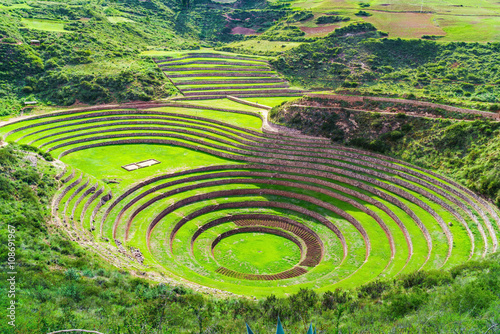 Moray, the Incan agricultural laboratory Fototapet