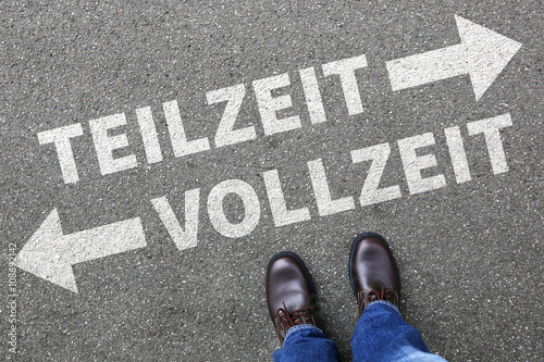 Foto Teilzeit oder Vollzeit arbeiten Businessman Business man Konzept