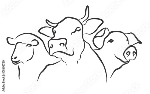 Logo of hoofed animals.