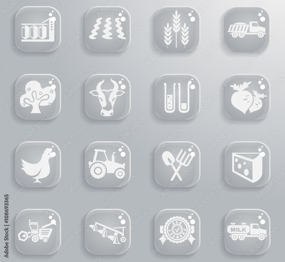 agricultural icon set agricultural icon set