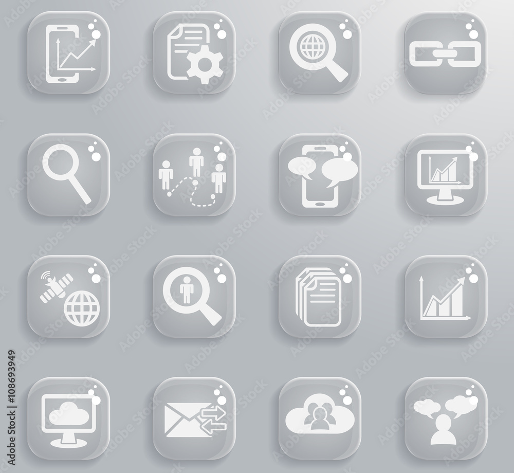 Data analytic simply icons Data analytic simply icons