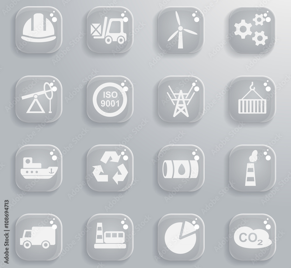 industry icon set