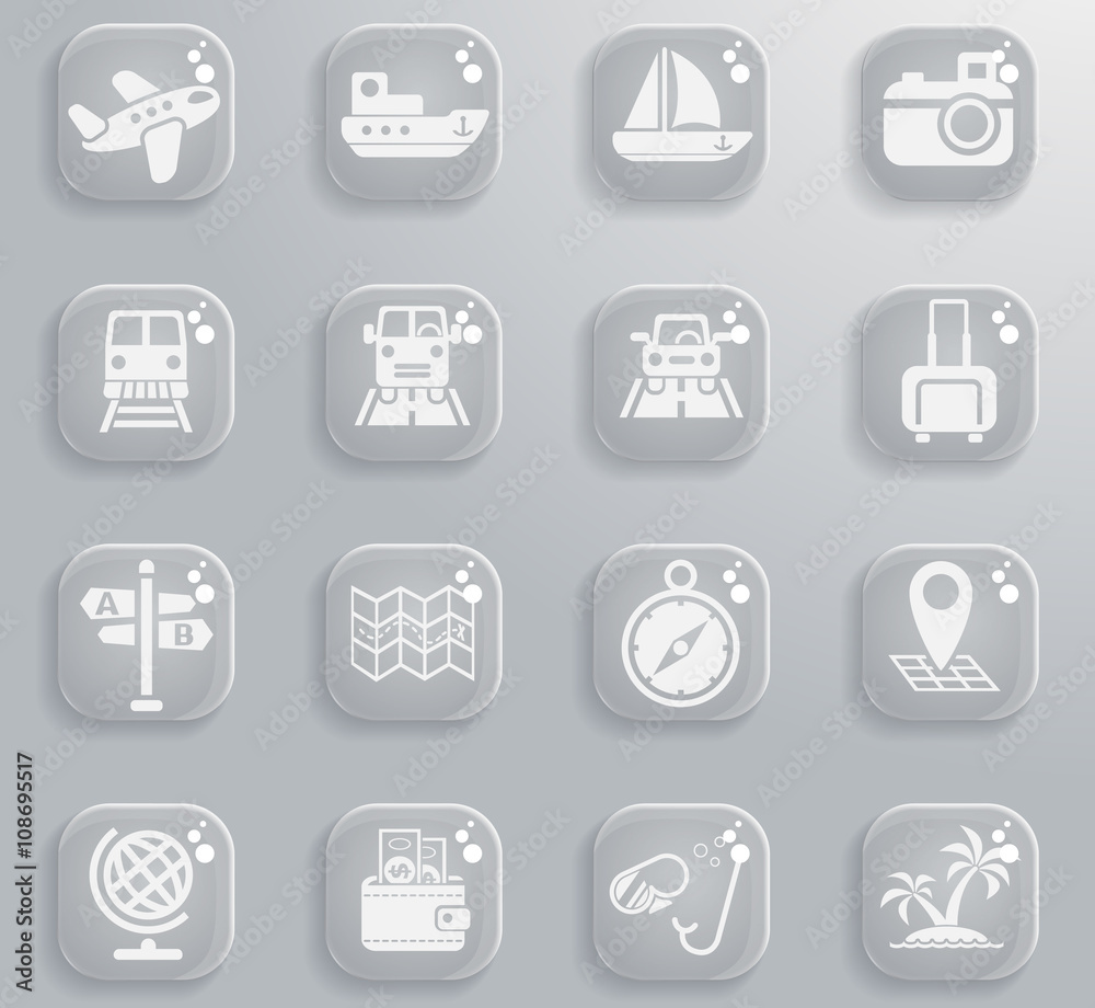 travel icon set travel icon set
