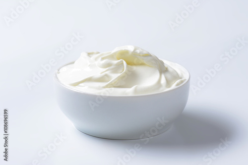 bowl of sour cream