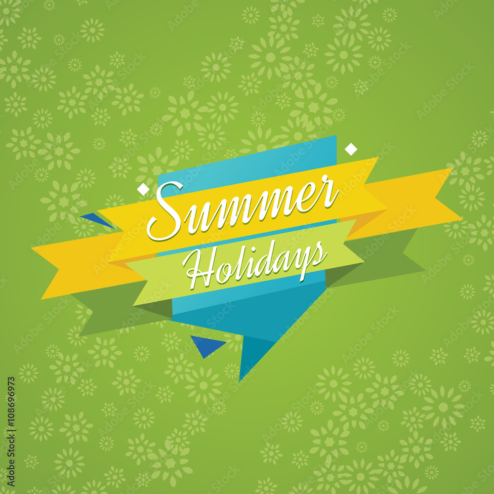 Summer holidays vector background. Super Sale banner 