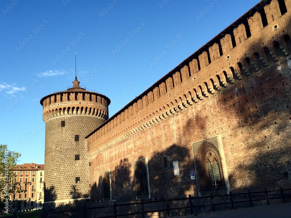 Milani, il castello Sforzesco