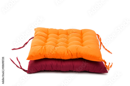 chair cushion isolated photo