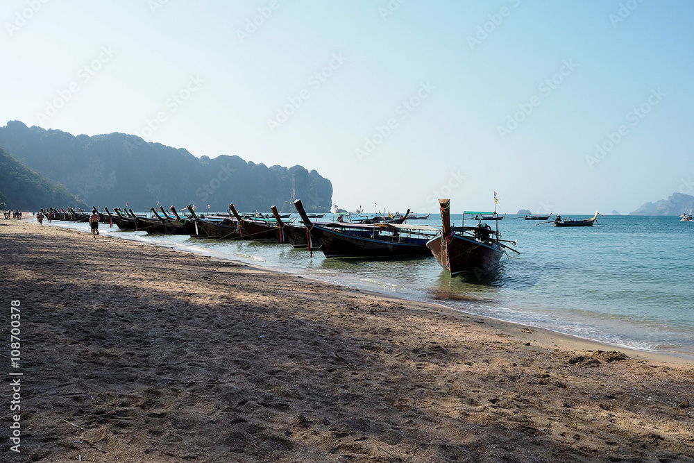 Boat in the sea Boat in the sea