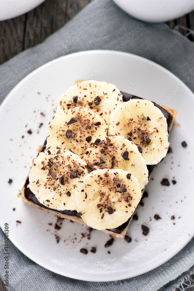 Banana cheese cake Banana cheese cake