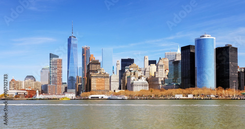 New York skyline  USA
