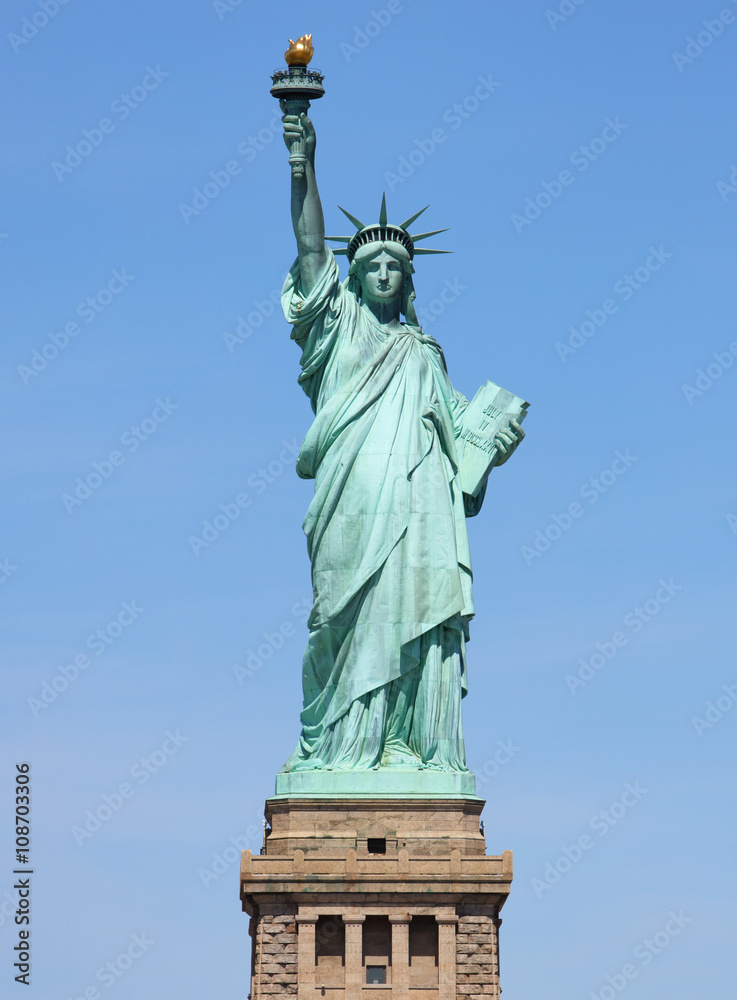 American symbol - Statue of Liberty. New York, USA.