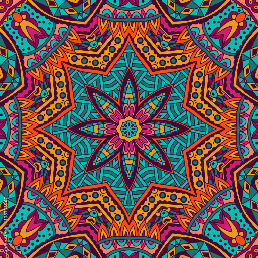 Abstract Tribal ethnic seamless pattern ornamental 