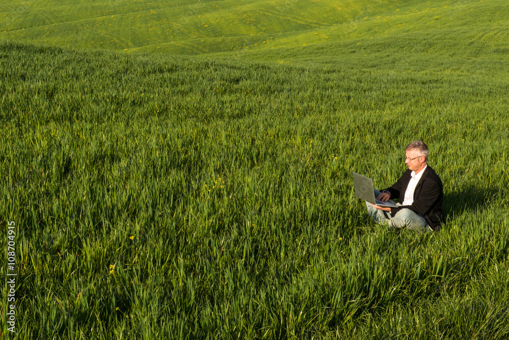 Businessman at work Businessman at work