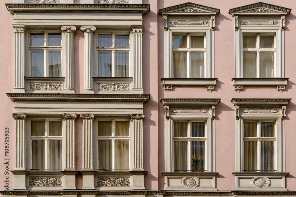 Renovierte Altbaufassaden in Berlin-Kreuzberg