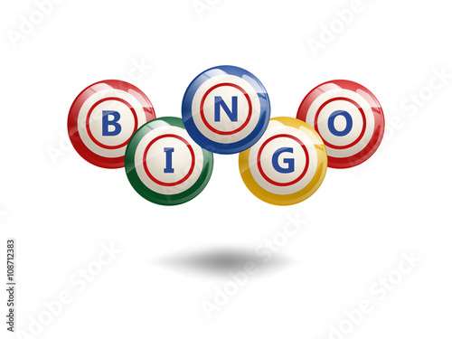 Flying Bingo Balls 