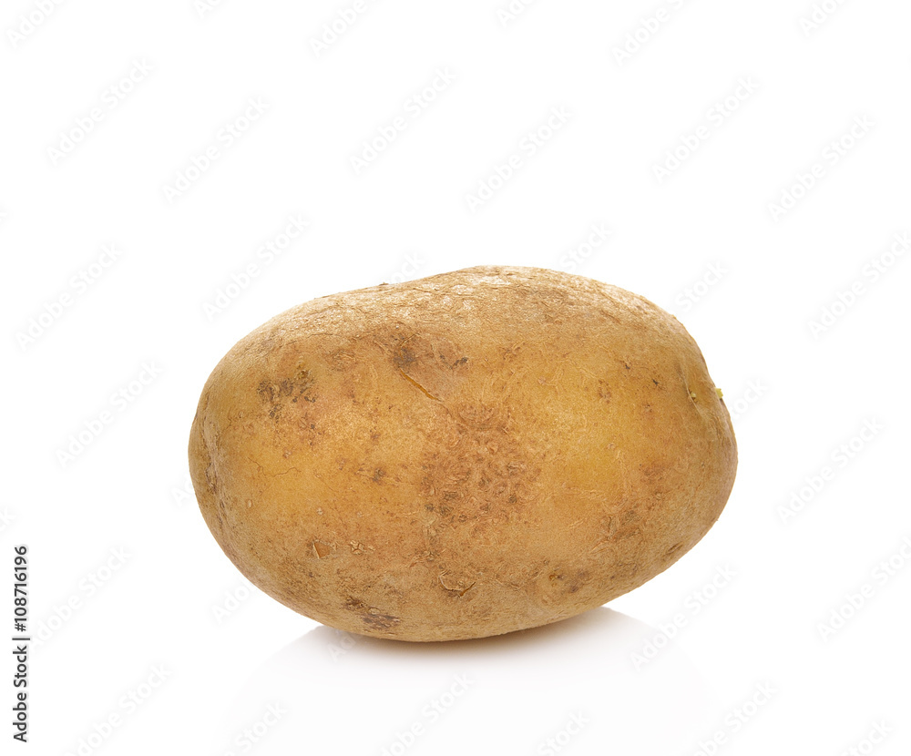 potato isolated on white background potato isolated on white background