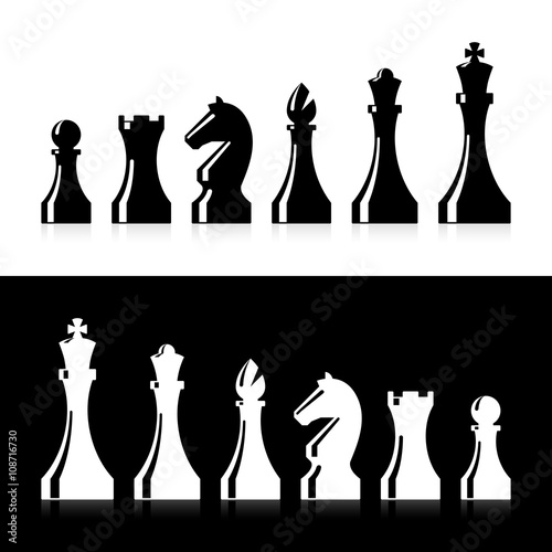 Chess pieces icons