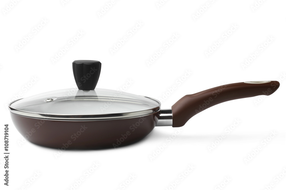 Ceramic frying pan with glass lid Ceramic frying pan with glass lid