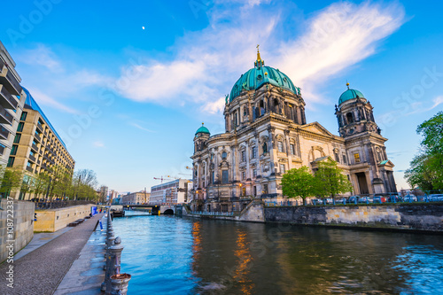 Nice sky with Berlin Cathedral in Berlin, Germany © orpheus26