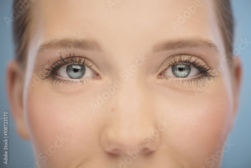 Close-up from beautiful eyes