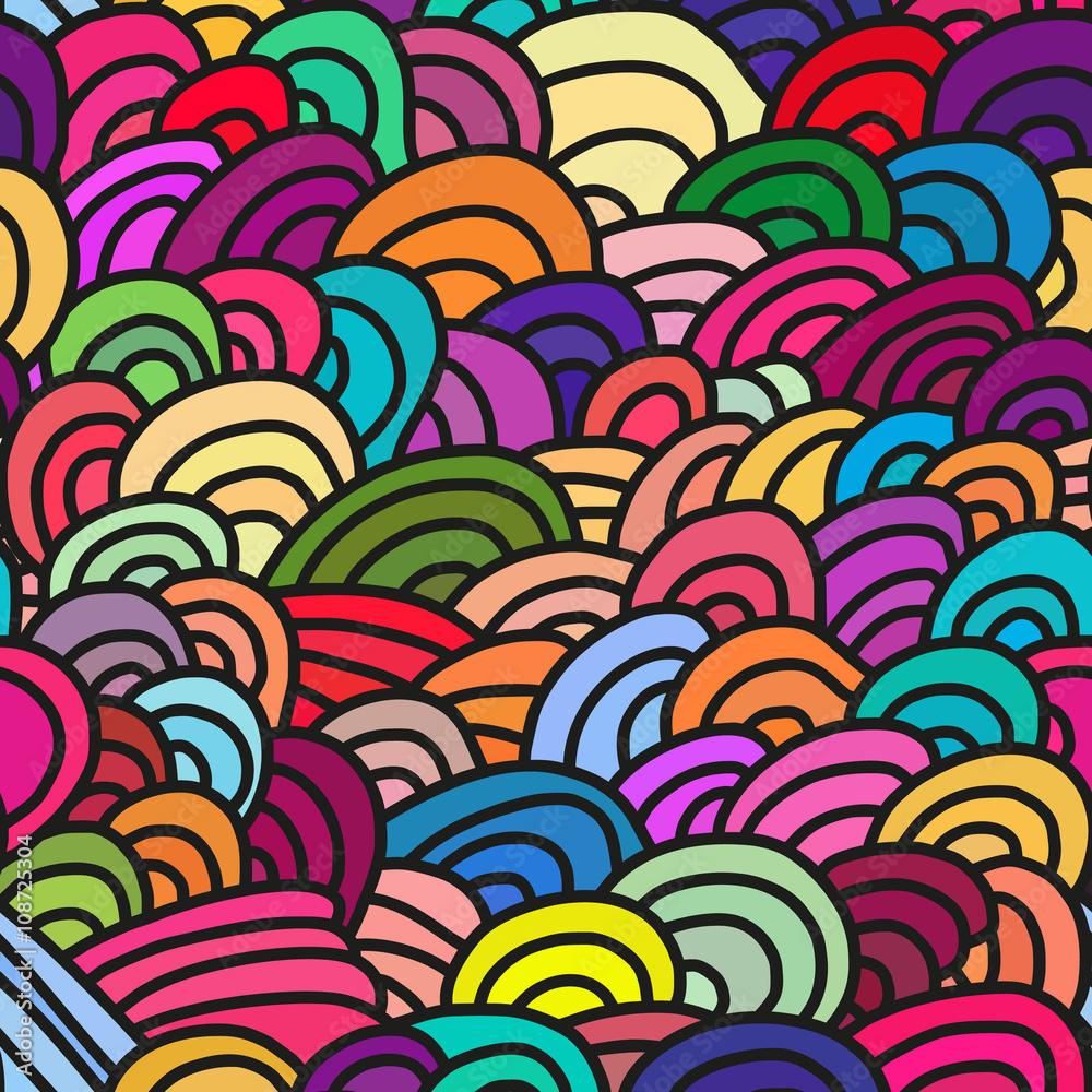 Abstract seamless patterns. Abstract seamless patterns.