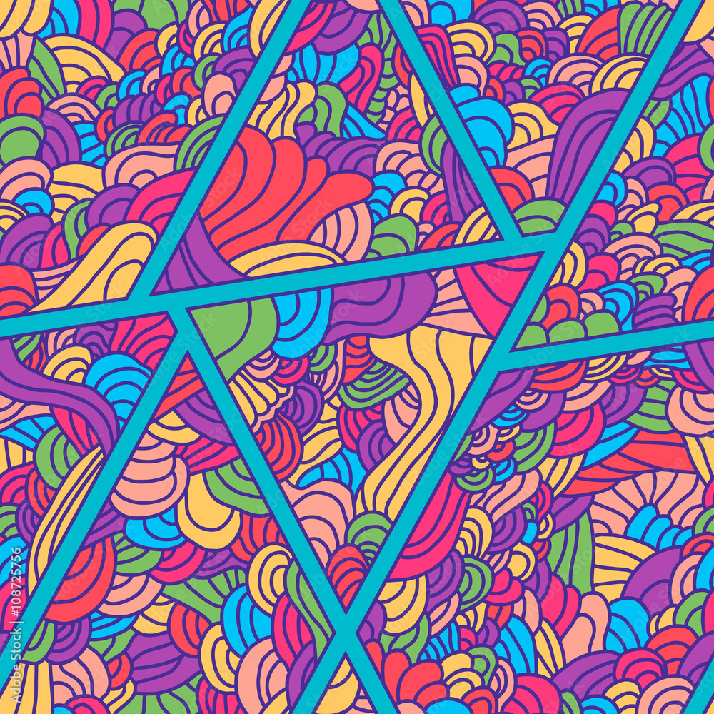 Abstract seamless patterns.