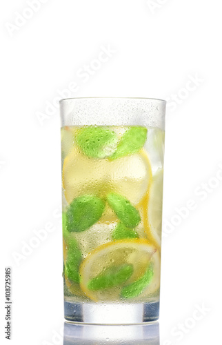 Lemonade isolated on white