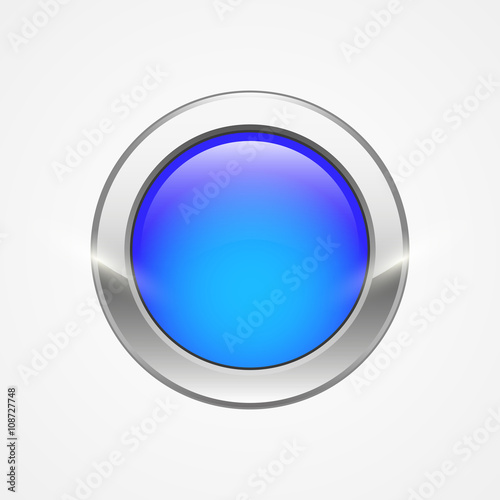 Blue web button