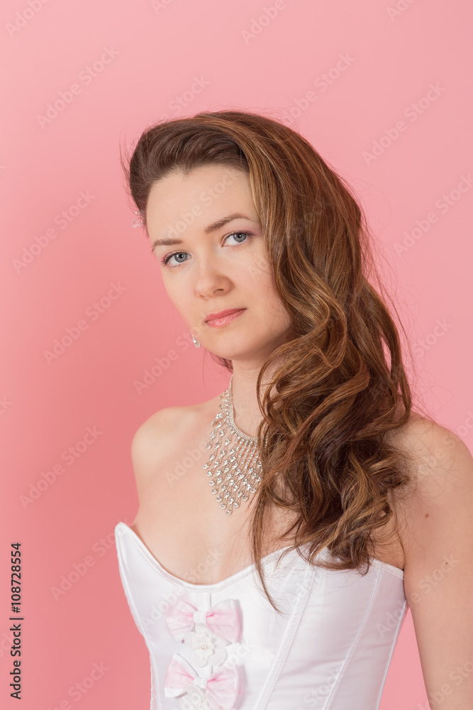woman with brown hair woman with brown hair
