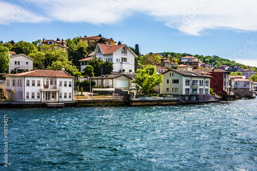 Sea front town houses, Bosphorus, Istanbul, Turkey © Travel Faery