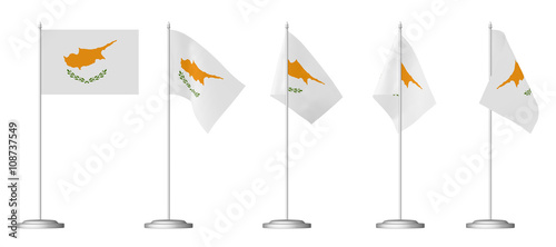 Small table flag of Cyprus