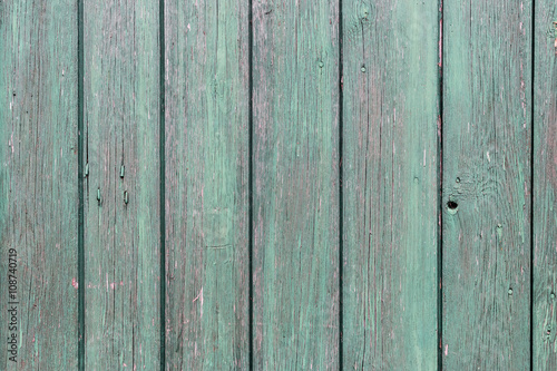 The old green wood texture with natural patterns