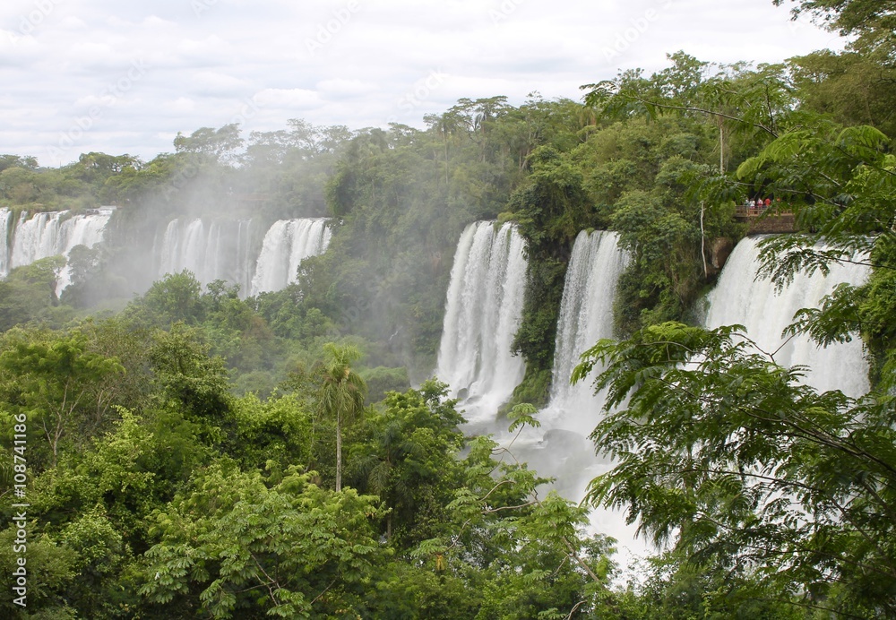 Naklejka premium Cascate di Iguazu