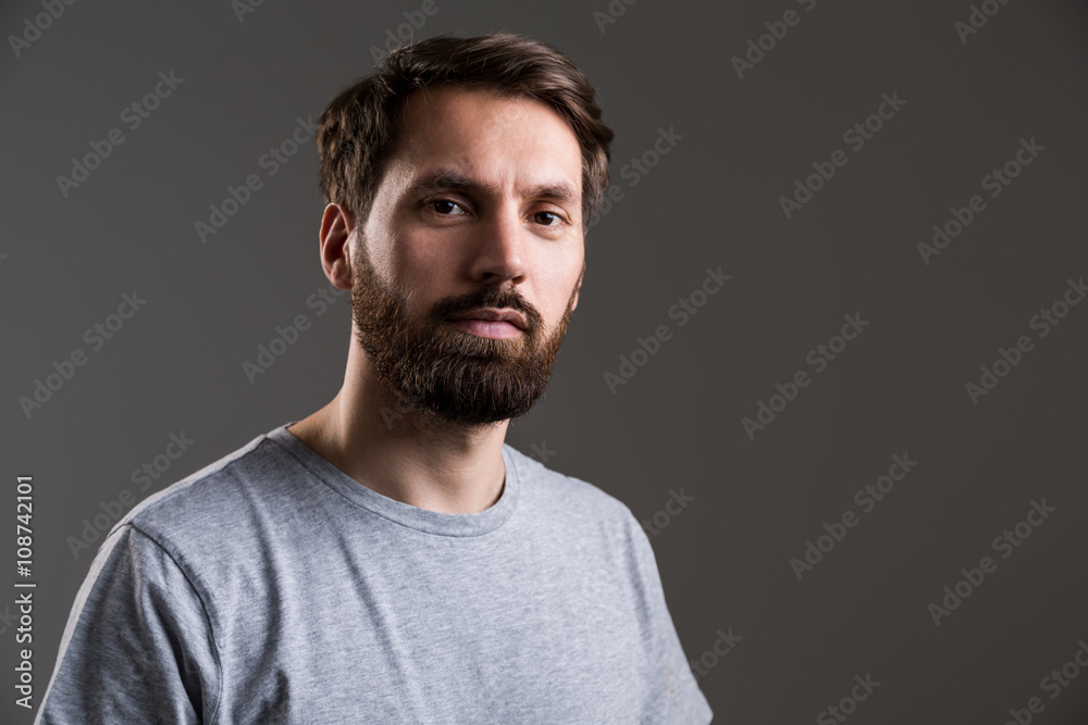 Obraz premium Bearded man portrait