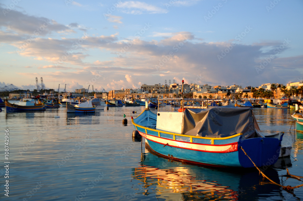 L'alba sul mare di Malta