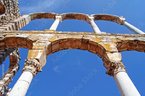 Antique ruins of Anjar, Lebanon photo