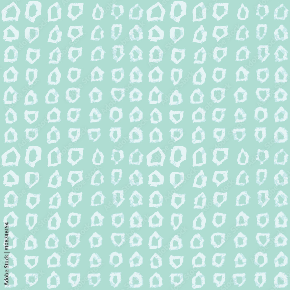 Seamless pattern with hand drawn shapes