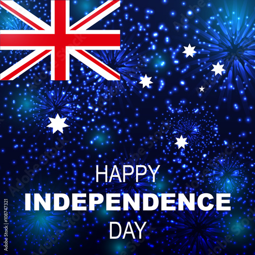 Abstract background for Australia Day photo