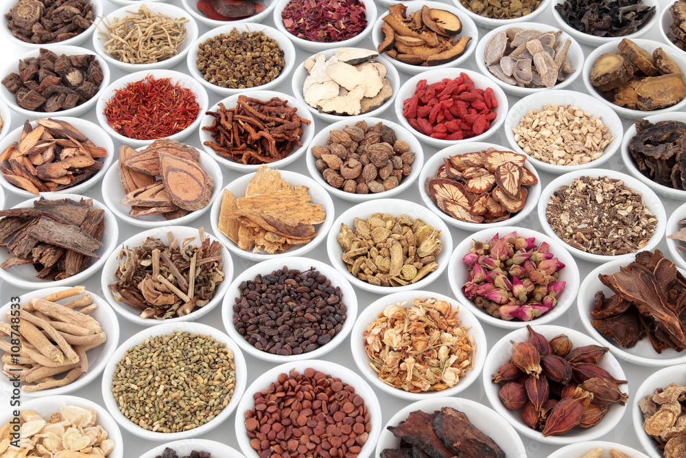 Large Chinese Herbal Medicine Collection