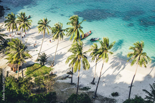 Beautiful beach at Ang Thong National Park, Thailand photo