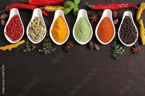 Spices and herbs.