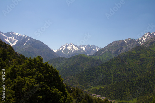 Fototapeta Naklejka Na Ścianę i Meble -  beautiful mountains in Kazakhstan. nature