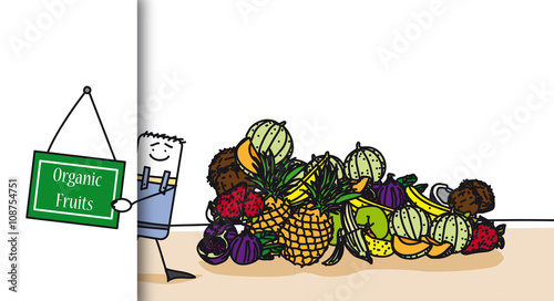 Organic fruits - Opening