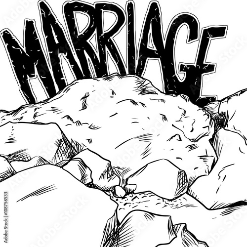 Marriage Text on Boulders