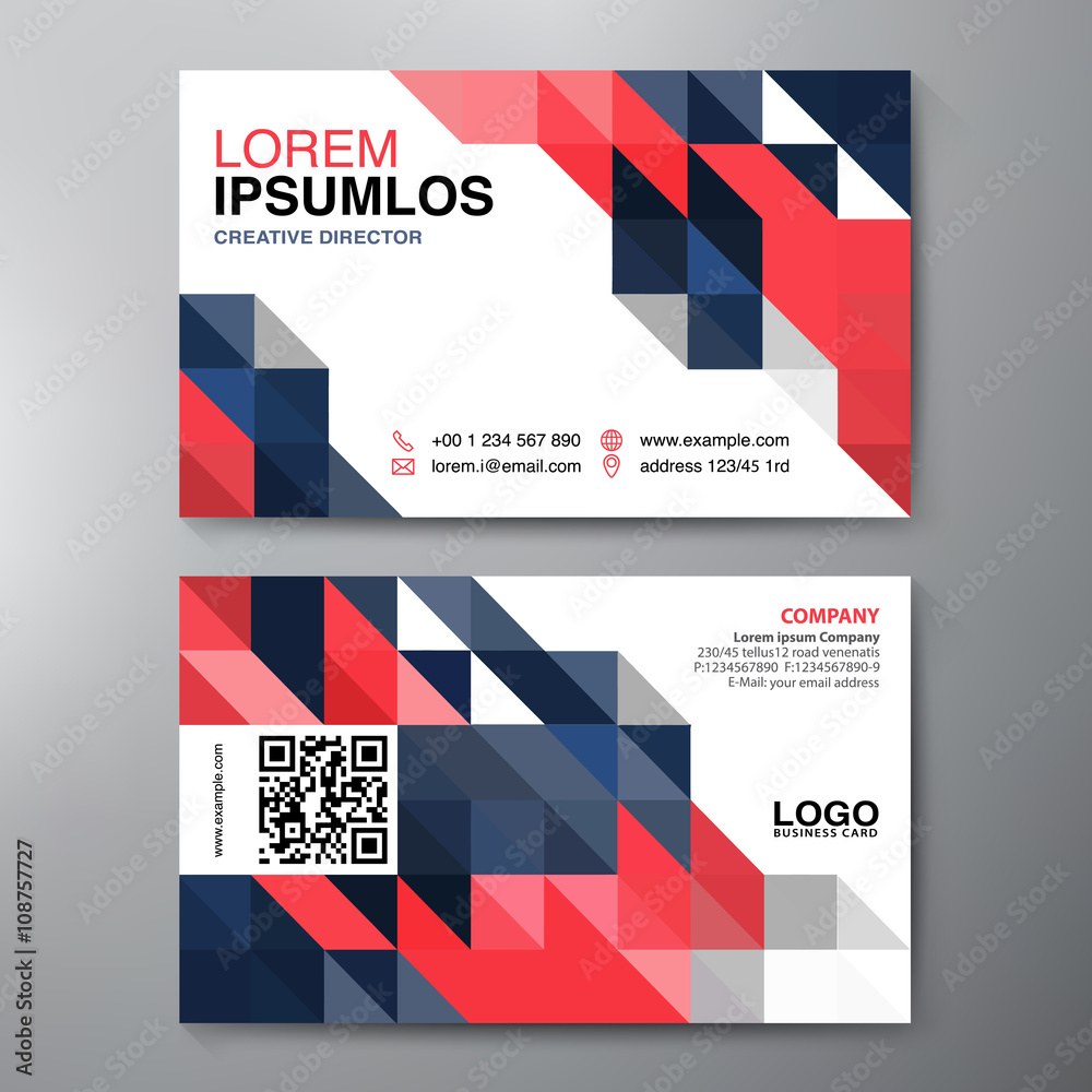 Modern Business card Design Template.