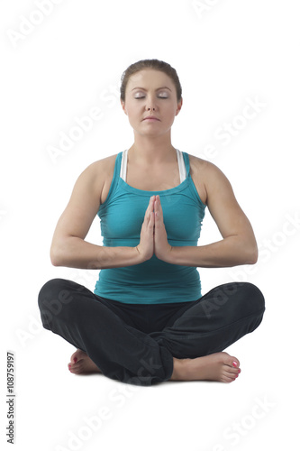 lotus position in yoga