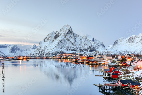 Obraz na plátně Reine, Lofoten Islands, Norway