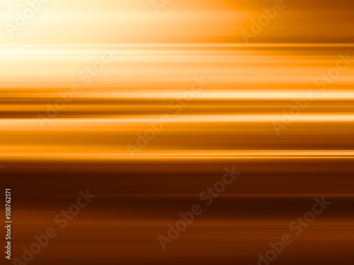 Horizontal orange motion blur abstcrat background