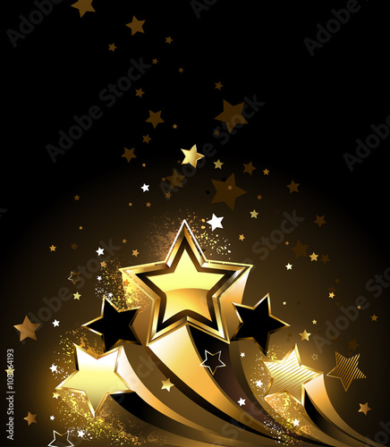 Three Golden comet