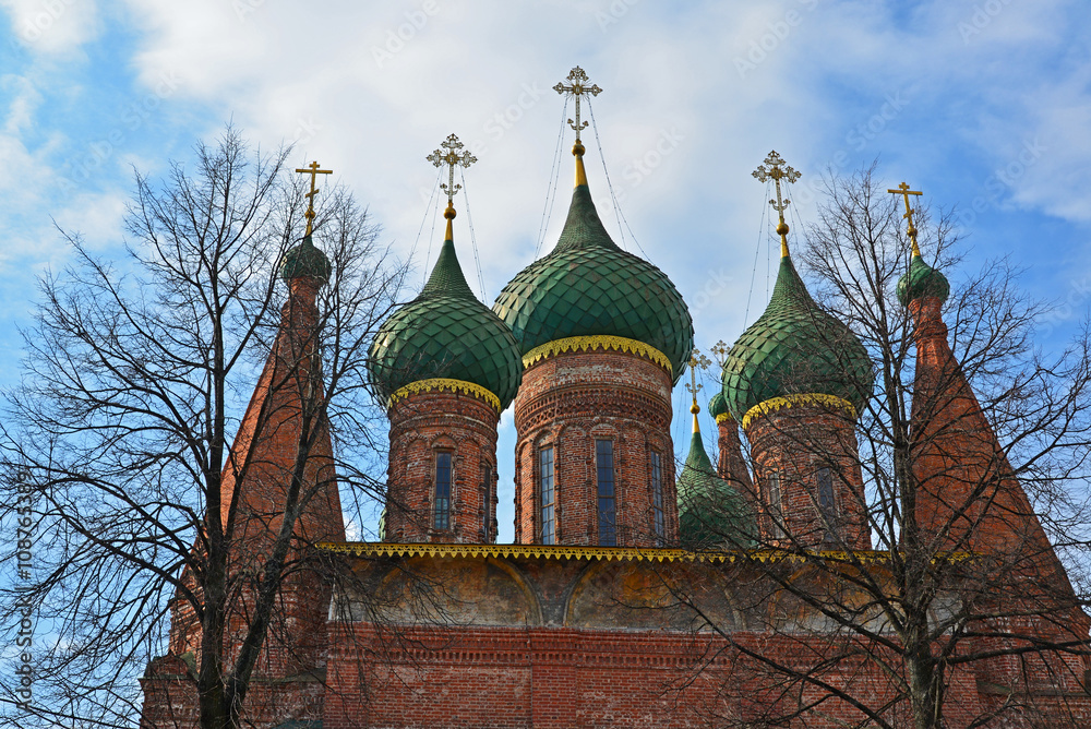 Church of St. Nicholas in  Tchaikovsky Street in Yaroslavl, Russia
